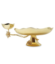 Load image into Gallery viewer, Metal Cake Stand on Gold Base, 12&quot;
