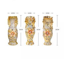 Load image into Gallery viewer, Gold Plated Frost Porcelain Vase
