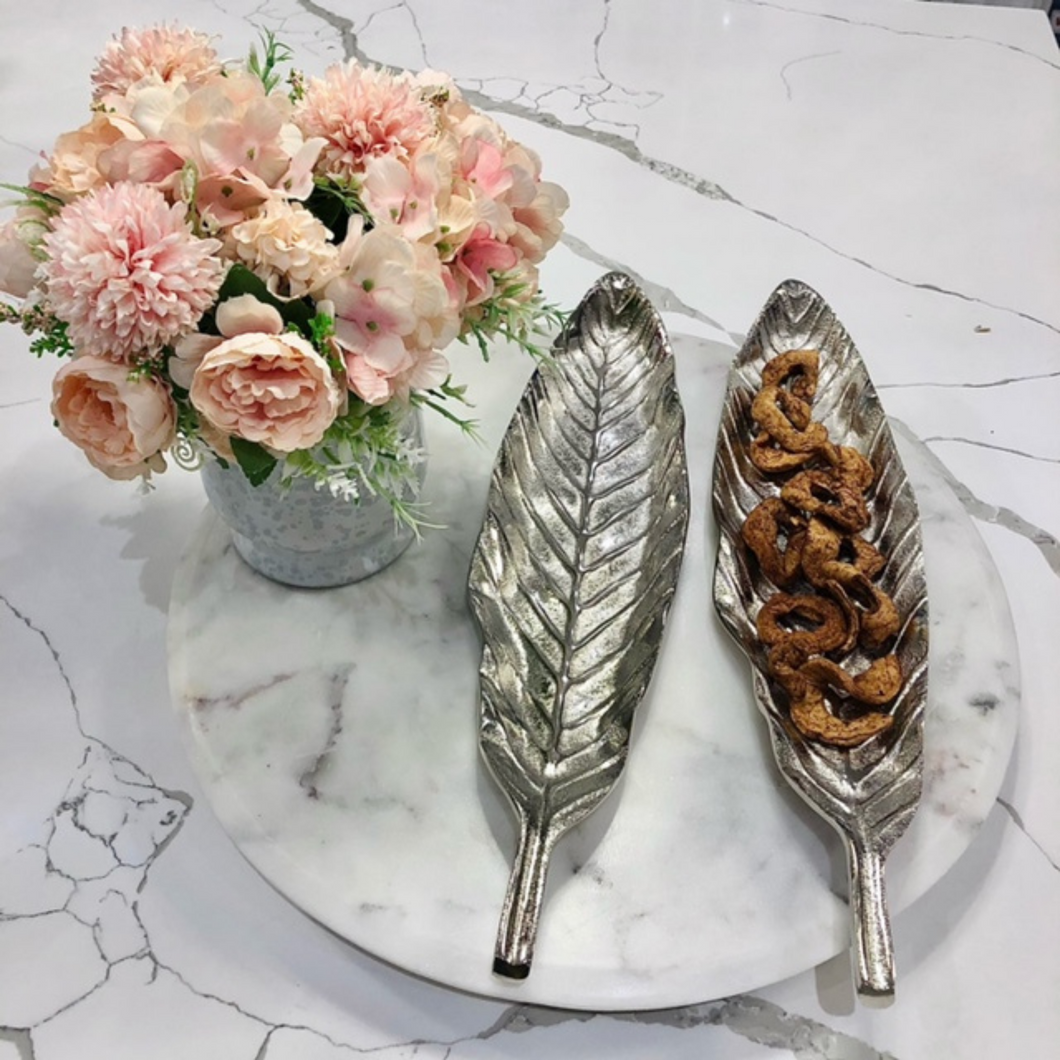 Leaf Silver Tray