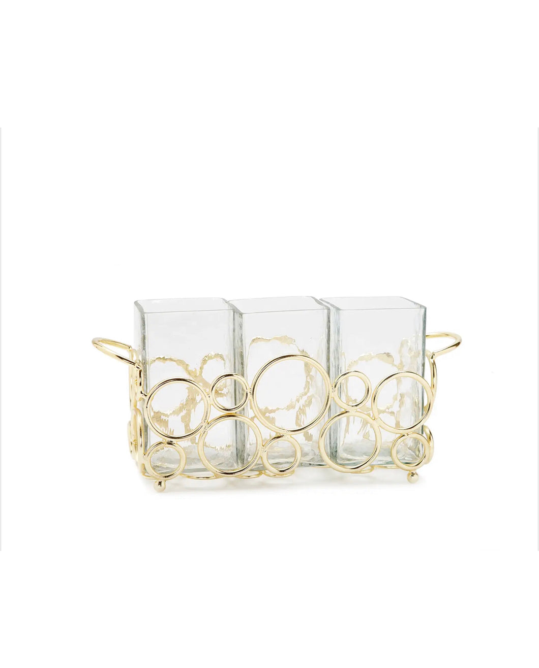 Cutlery Holder Gold Loop Design