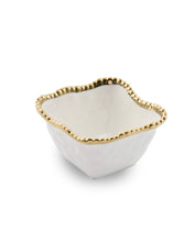 Load image into Gallery viewer, Golden Salerno Square Snack Bowl

