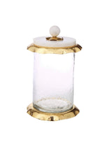 Load image into Gallery viewer, Glass Canister With Marble Lid
