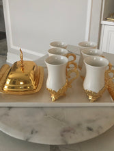 Load image into Gallery viewer, 9 Piece Coffee Tea Set with tray
