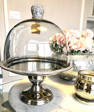 Load image into Gallery viewer, Glass Cake Stand with Dome
