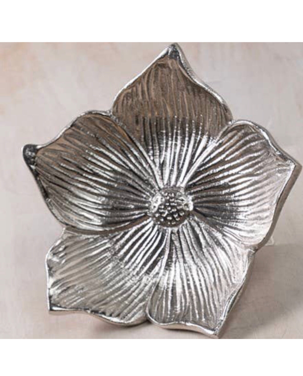 Silver Flower Bowl