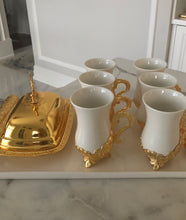 Load image into Gallery viewer, 9 Piece Coffee Tea Set with tray
